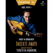Концертът на Висенте Амиго се отлага за 6 февруари 2019