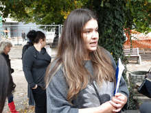 Протест в подкрепа на 13-годишната Ана-Мария се състоя в Перник