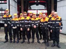 Доброволци и огнеборци демонстрираханова противопожарна техника в Стара Загора