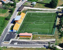 Рехабилитиран път и нов стадион бяха открити в разложкото село Годлево