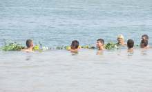 Паметта на покойни деятели  на водните спортове и моряци  бе почетена край Силистра