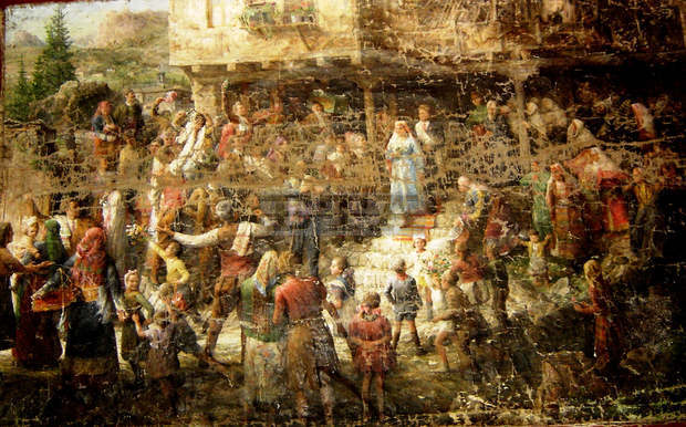 Даряват на художествената галерия в Смолян известната картина с  драматична съдба "Родопска  сватба" на Анастас Стайков