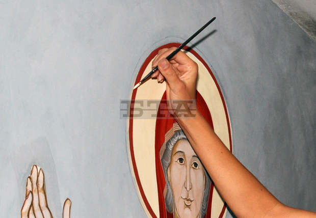 Изографисването на храм "Света Троица" в Банскопродължава в духа на Банската художествена школа