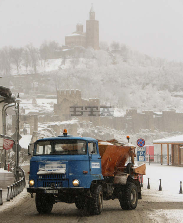 Пътищата във Великотърновска област са проходими при зимни условия