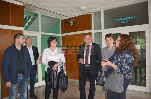 Корнелия Нинова ще поиска от министрите на финансите и на здравеопазването покриване на дълговете и план за оздравяване на болницата в Ловеч