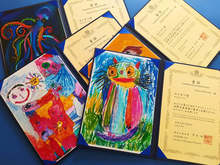 Малки художници от Плевен са отличени на световно биенале в Япония