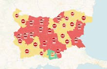 Заболеваемостта от COVID-19 в страната е 740 на сто хиляди души на двуседмична база
