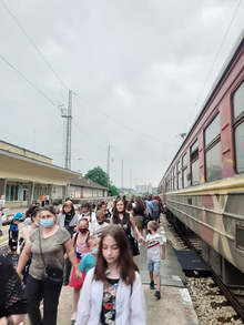 Oбразователно пътуване с влак предприеха ученици от Търговищко