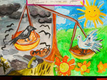 Благотворително са откупени 11 творби от детски конкурс, организиран от Съдебната палата в Кюстендил, за лечението на дете