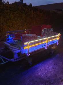 Дядо Коледа е дошъл със светеща шейна в дуловското село Грънчарово