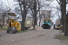 Във Видин се асфалтира парк "Владикина бахча"