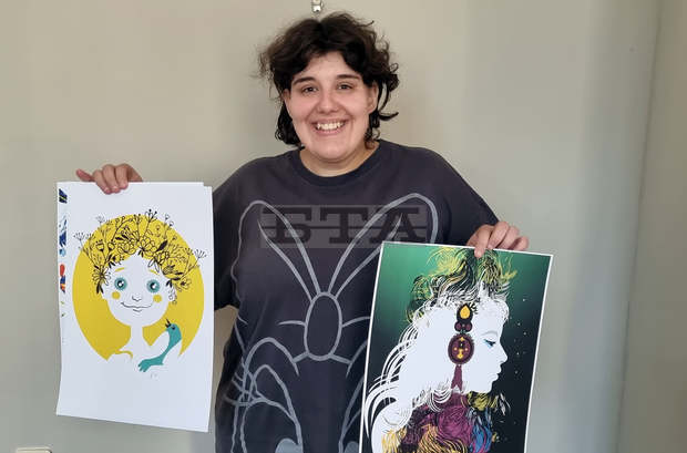 Изкуството има смисъл, когато е посветено на някоя кауза, казва младата художничка от Плевен Илияна Чернаева