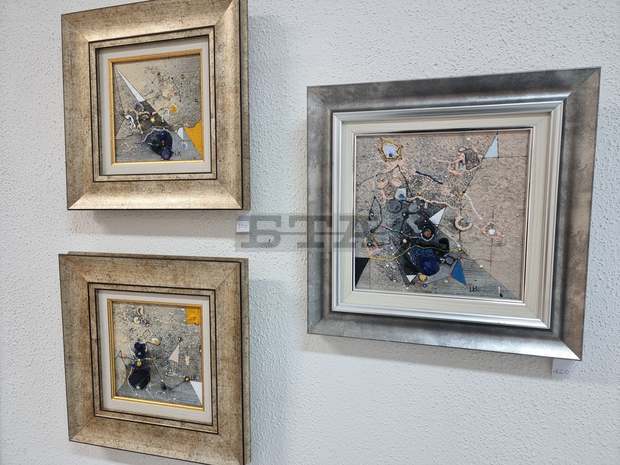 "Черно-белият кръговрат е в основата на живота", показва в изложба в Ямбол художникът Цветан Казанджиев