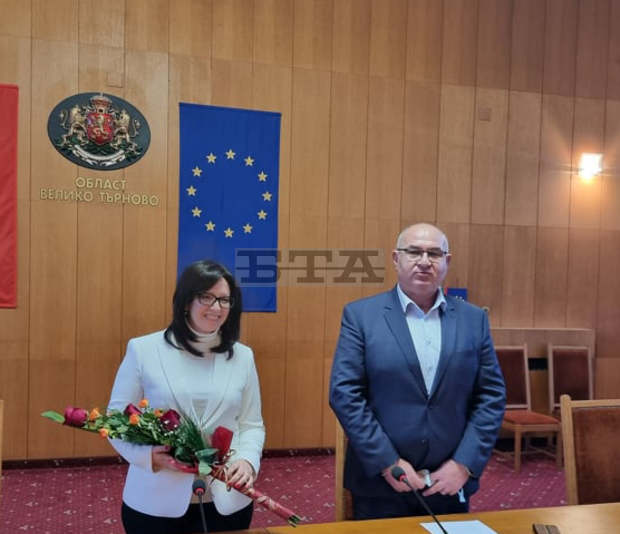 Новият управител на Великотърновска област Людмила Илиева встъпи в длъжност