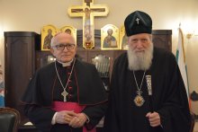 Патриарх Неофит прие на среща папския нунций в България монсеньор Анселмо Гуидо Пекорари