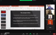 Преподаватели от УНСС изнесоха онлайн лекцията "Етичен подход към травмата"