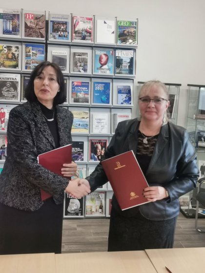 УниБИТ и Дипломатическият институт подписаха договор за сътрудничество УниБИТ и Дипломатическият институт подписаха договор за сътрудничество