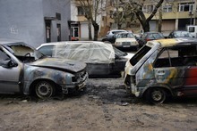 Лек автомобил е изгорял сутринта в Ямбол 