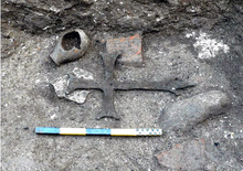 Бронзов кръст на 1500 години откриха археолози в Сандански