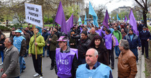 Работници от ТЕЦ-Варна протестираха с искане за запазване на работните им места