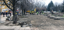 В Плевен започна ремонт на централния площад и пешеходната зона