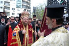 Русе посрещна новоизбрания  митрополит Наум с духова  музика и тържествен звън на камбани