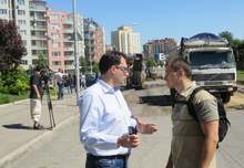 Заместник- кметът на София Любомир Христов провери изпълнението на строителните работи на улици в Студентски град