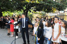 С нова зала за кетъринг-хранене  и кафе-павилион посрещна своите ученици  Осмо СОУ "Арсени Костенцев" в Благоевград