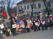 Протестен митинг против войната в Украйна в Шумен 