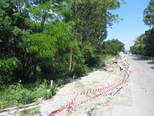 Пропаднаха два участъка  от пътя  Перник-Брезник-Трън-Стрезимировци