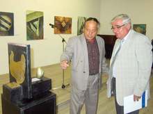 Кметът на Плевен откри юбилейната изложба на скулптора Красимир Яков