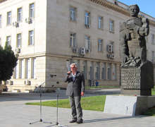 С тържествен ритуал в Плевен бе поставено началото на 21-ия национален поход "По стъпките на Апостола"