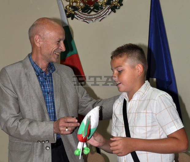 Представителят от Хасково на Спешъл Олимпикс получи почетния знак на областната администрация 