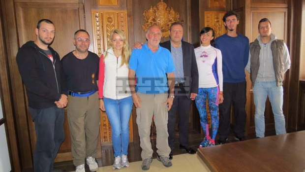 Кметът на община Банско Георги Икономов се срещна със студенти от Националната спортна академия "Васил Левски"