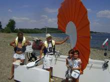 От Видин пътешественици  потеглиха с веловетроход  по Дунав 