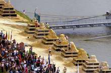 Художник е председател на журито на фестивала на пясъчните фигури в Русе 