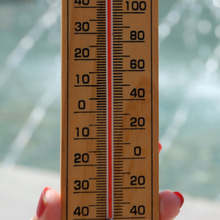 Температурен рекорд от 41, 6  градуса е измерен днес във Велико Търново