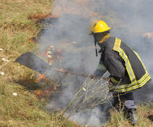 В област Хасково огнеборците потушават три пожара