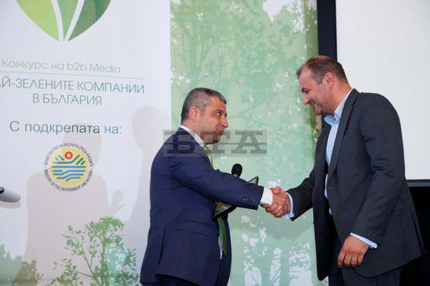 "ЧЕЗ Електро България" АД е с отличие от конкурс за "зелени" компании "ЧЕЗ Електро България" АД е с отличие от конкурс за "зелени" компании