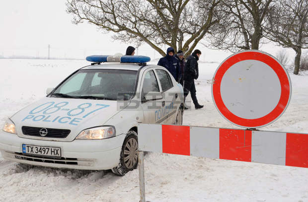 В Добричка област повечето пътища са затворени
