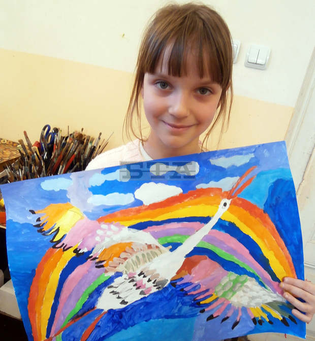 Седемгодишната Теодора от Плевен спечели първа награда в национален конкурс, посветен на щъркелите