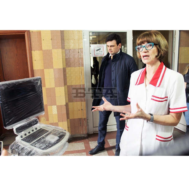 Болницата в Търговище получи като дарение цифров ехограф
