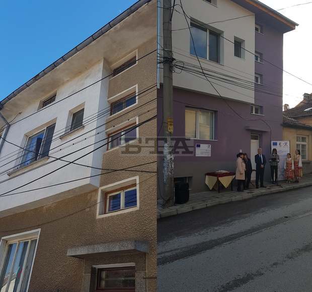 Кметът на Пещера преряза лентата на обновени жилищни сгради