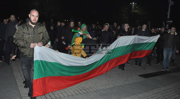 Протестиращи в Хасково искат нова система на управление Протестиращи в Хасково искат нова система на управление