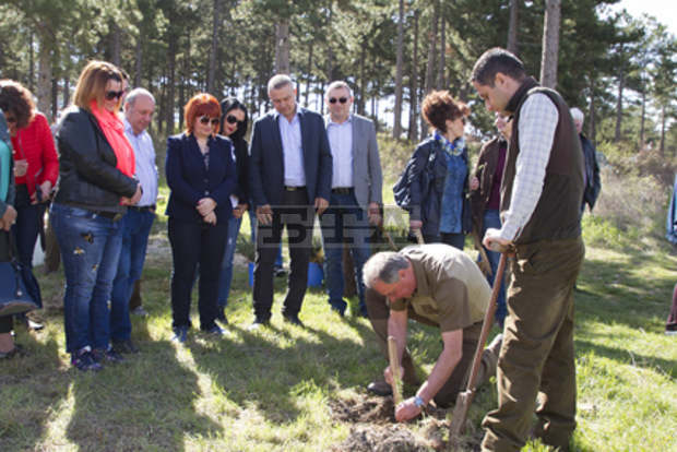 В Стара Загора със залесителна акция дадоха старт на Седмицата на гората В Стара Загора със залесителна акция дадоха старт на Седмицата на гората