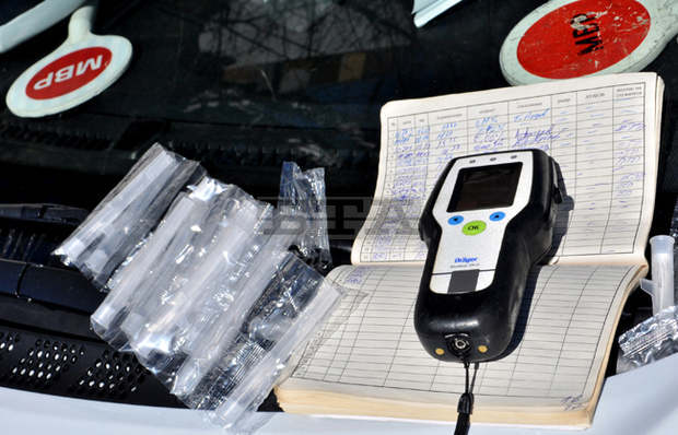 В Карнобат е задържан шофьор с  3,51 промила алкохол