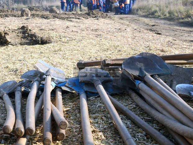Пенсионери от Ямбол залесяват градския парк