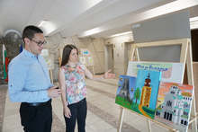 Изложба от рисунки на наши ученици в чужбина гостува в Хасково