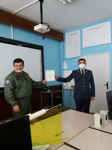 Във ВВВУ "Г. Бенковски" завърши курс за технически персонал на самолет тип "Cessna 172"