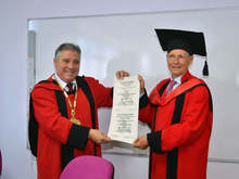 Проф.д.ик.н. инж.Николай Михайлов е новият Доктор Хонорис Кауза на Тракийския университет - Стара Загора